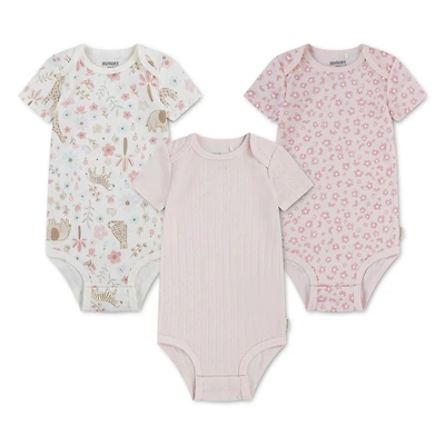 Lot de 3 Cache-couches pour Bébé Fille Huggies Happy Hugs