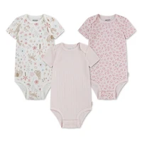 Lot de 3 Cache-couches pour Bébé Fille Huggies Happy Hugs