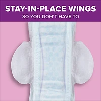 Poise Ultra Thin Postpartum Incontinence Pads with Wings, Moderate Absorbency, Regular Length, 90 Count