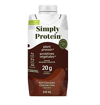 Protéines Végétales+Boission Fouettée Chocolat Riche | 4x330ml
