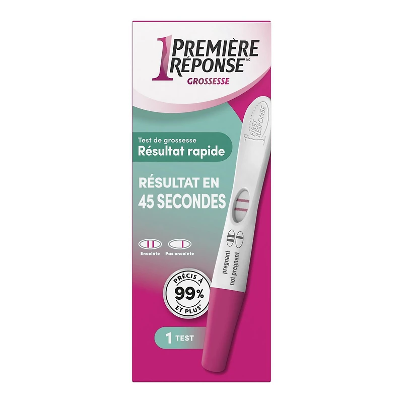 First Response Rapid Result - Pregnancy Test Kit, Results in 45 Seconds - Analog (1 Count)