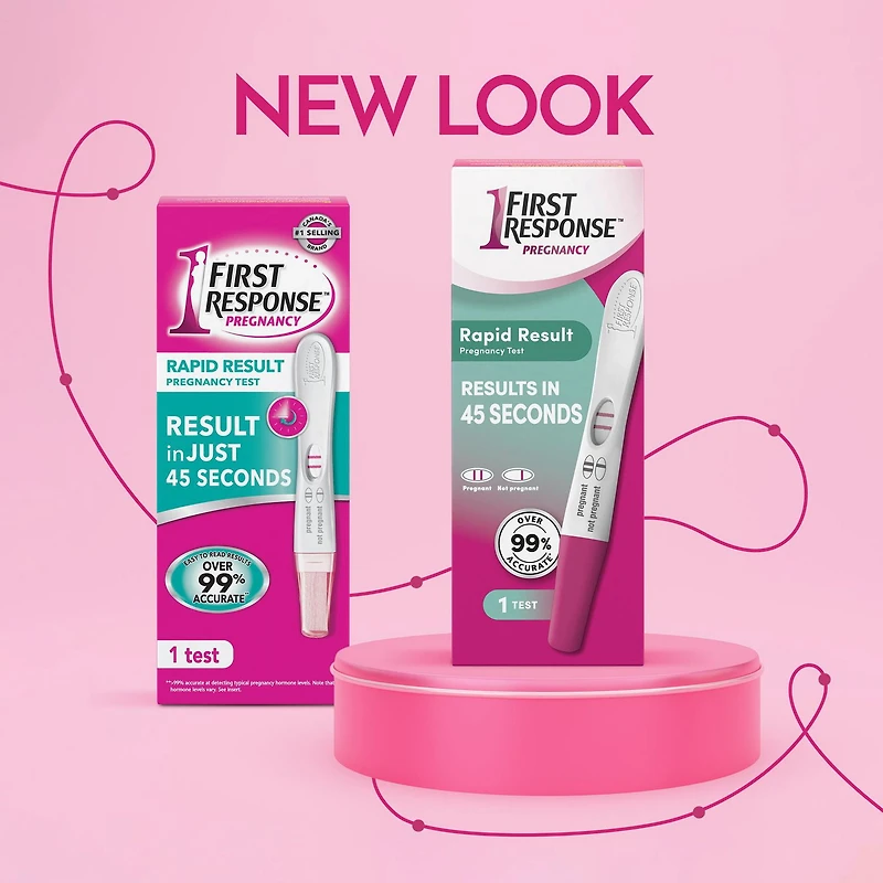 First Response Rapid Result - Pregnancy Test Kit, Results in 45 Seconds - Analog (1 Count)