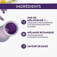 ZzzQuil Pure Zzzs Melatonin Liquid, Sleep Aid, Liquid Melatonin 2mg, with Chamomile & Lavender, Fall Asleep Faster, Melatonin Sleep Aids for Adults, Berry Flavoured