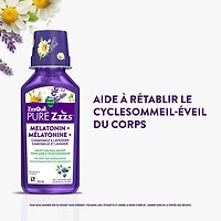 ZzzQuil Pure Zzzs Melatonin Liquid, Sleep Aid, Liquid Melatonin 2mg, with Chamomile & Lavender, Fall Asleep Faster, Melatonin Sleep Aids for Adults, Berry Flavoured
