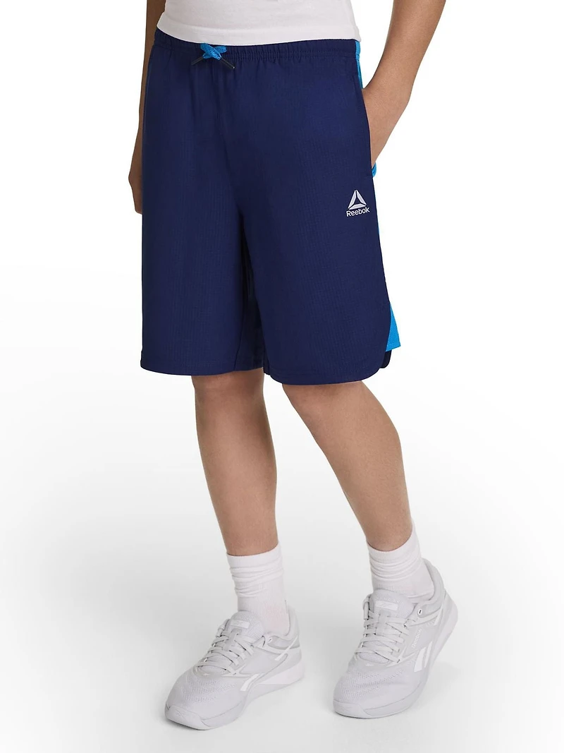 Short d'entraînement Reebok Pace Breaker pour garçon avec poches