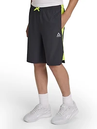 Reebok Boys Pace Breaker Training Shorts with Pockets