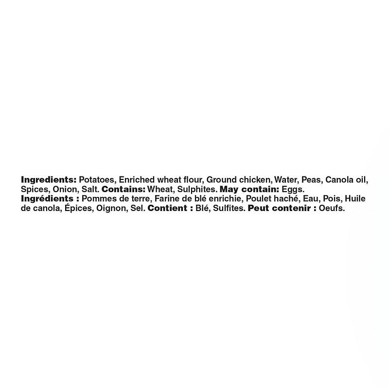 Samosas au poulet Sitara