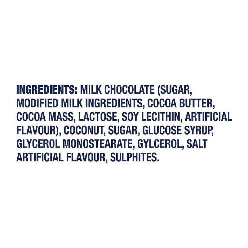 BOUNTY, Coconut Milk Chocolate Minis, Bag, 109g