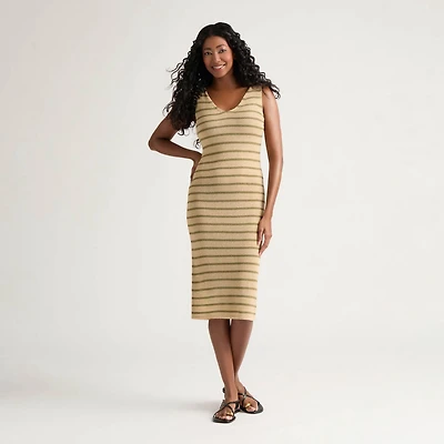 Robe sans manches en crochet pour femme Mexx