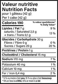 Vachon® Maple Flavour Cake
