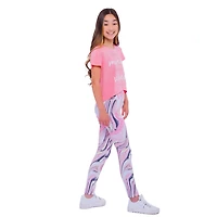 Girls Justice Swirl Leggings