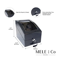 Mele and Co Remontoir et boîte de rangement Gustavo Black