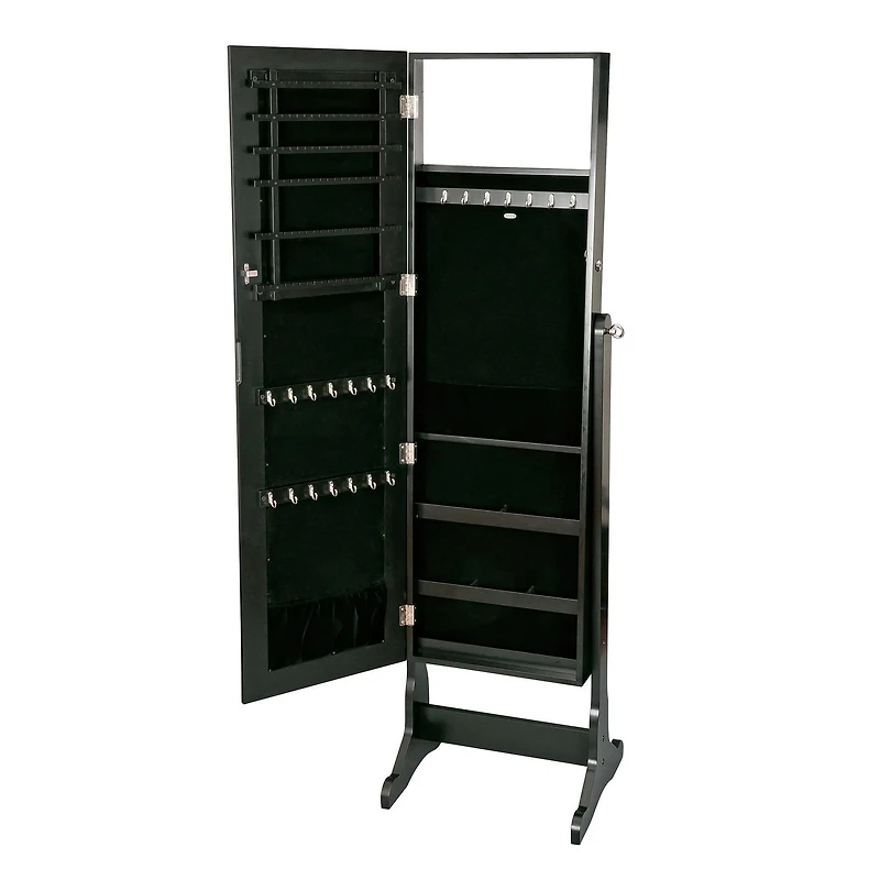 Mele and Co Armoire à bijoux en bois verrouillable Victoria Java