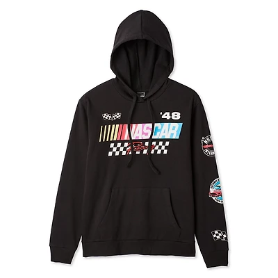 Haut à capuchon à imprimé graphique NASCAR pour hommes