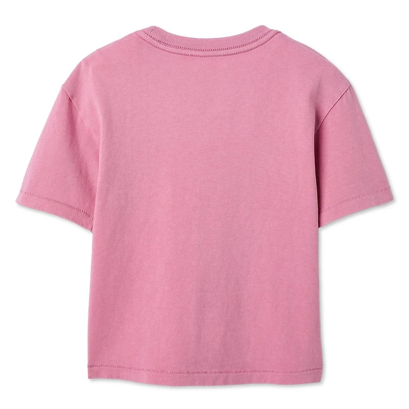 T-shirt délavé à manches courtes et encolure ras du cou miniJACK collection non genrée pour tout-petits