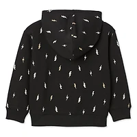 miniJACK Gender Neutral Toddler All-Over Printed Long Sleeve Oversized Hoody