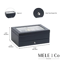 Mele and Co Boîte à montres en bois Grant Java