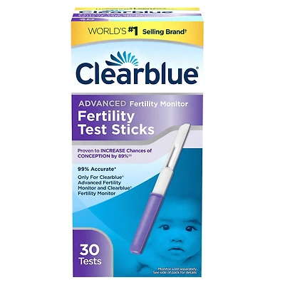 Moniteur de fertilité Clearblue® Advanced, bâtonnets-tests de fertilité