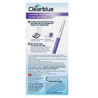 Moniteur de fertilité Clearblue® Advanced, bâtonnets-tests de fertilité