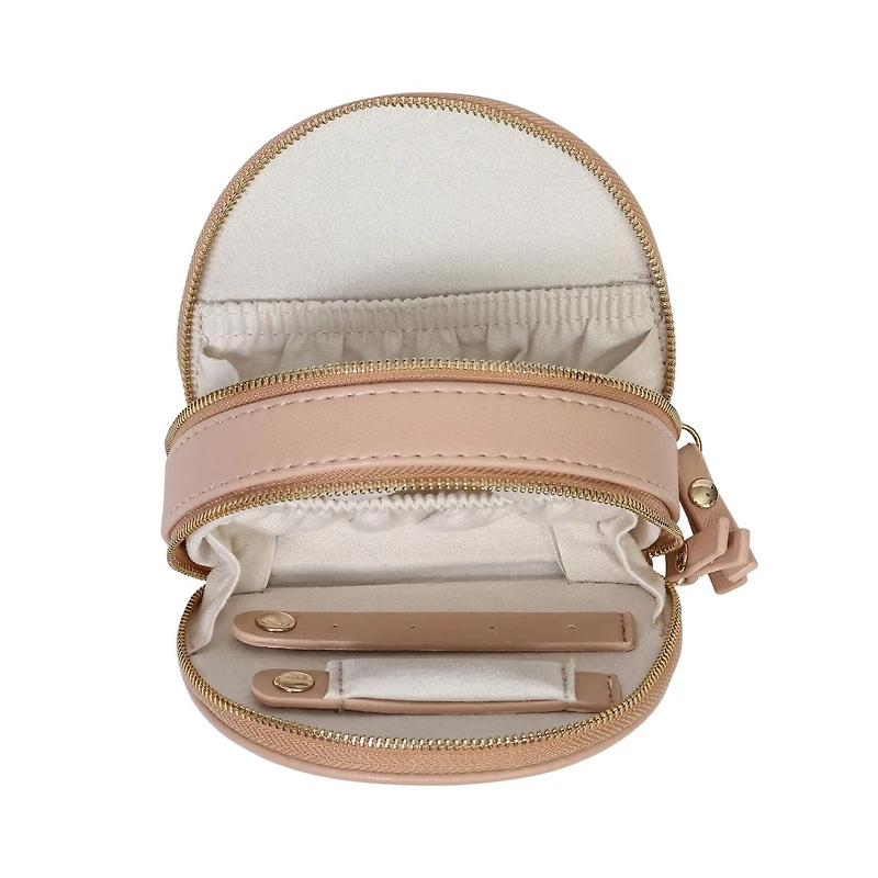 Coffret à bijoux de voyage Mele and Co Duo Mini noir