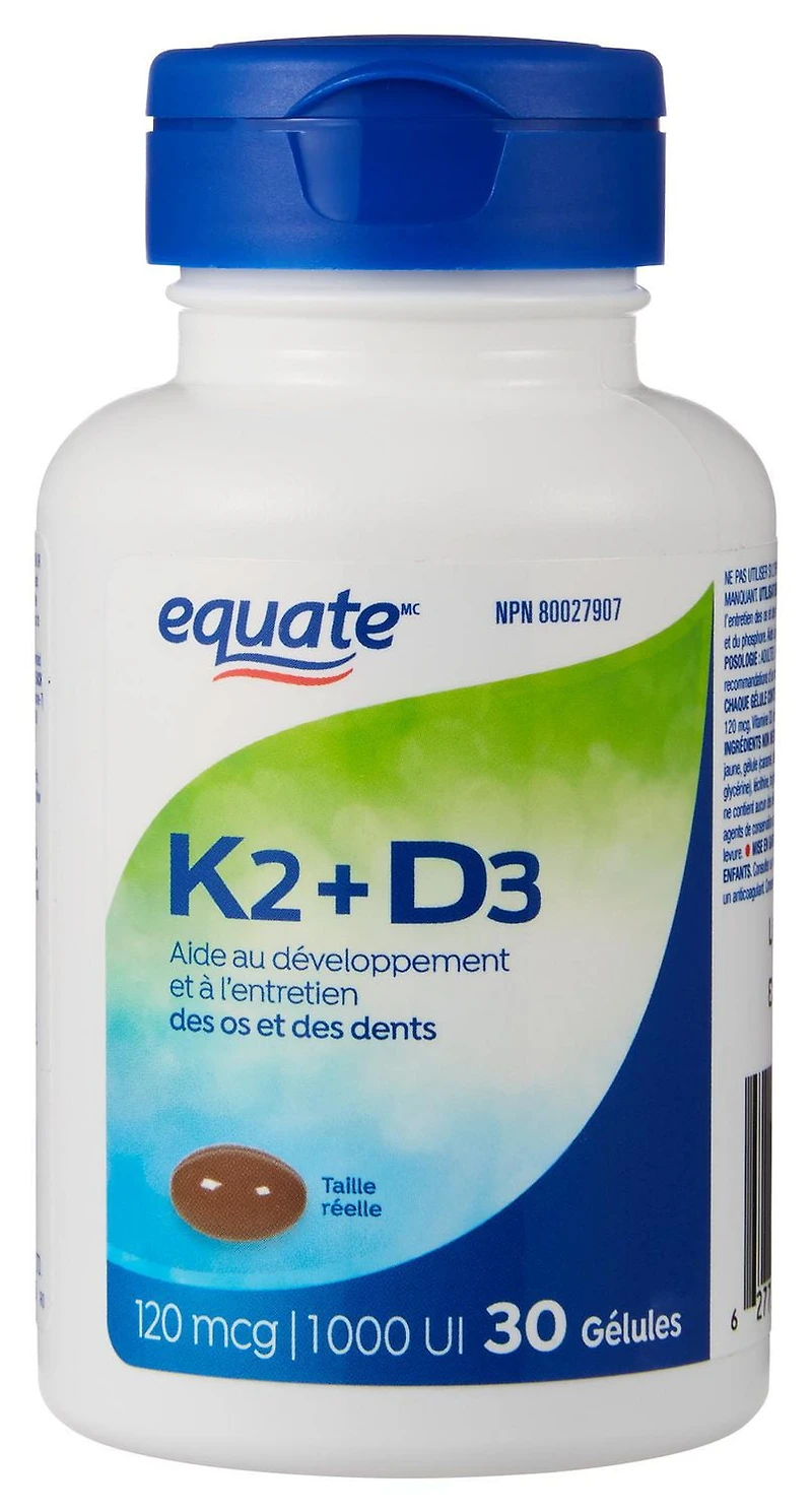 K2+D3 Gèlules Equate