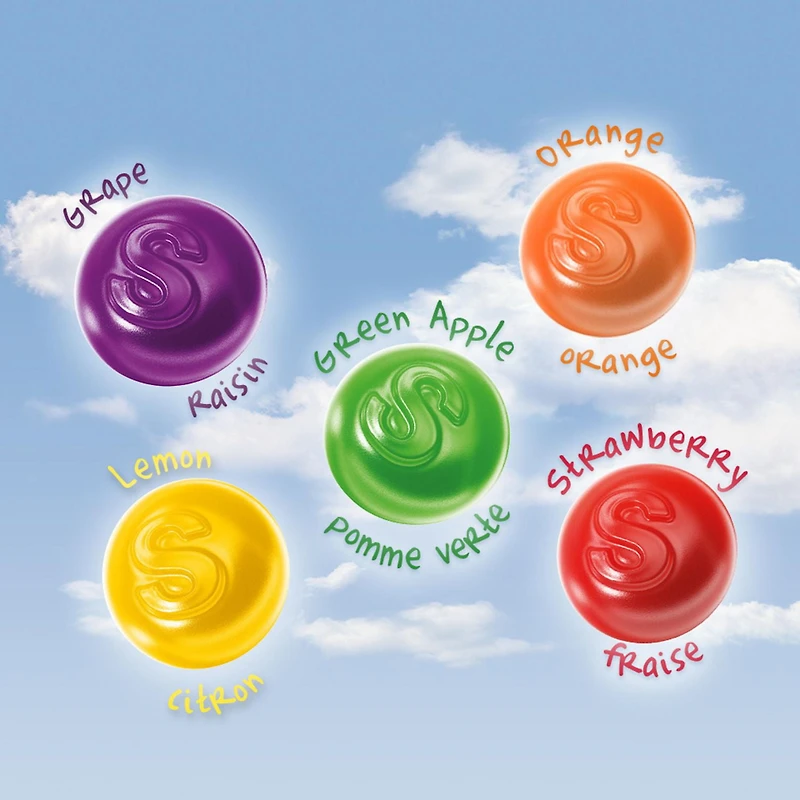 SKITTLES, Original Gummy Candy, Full Size Bag, 57g, Individual Bag, 57 g