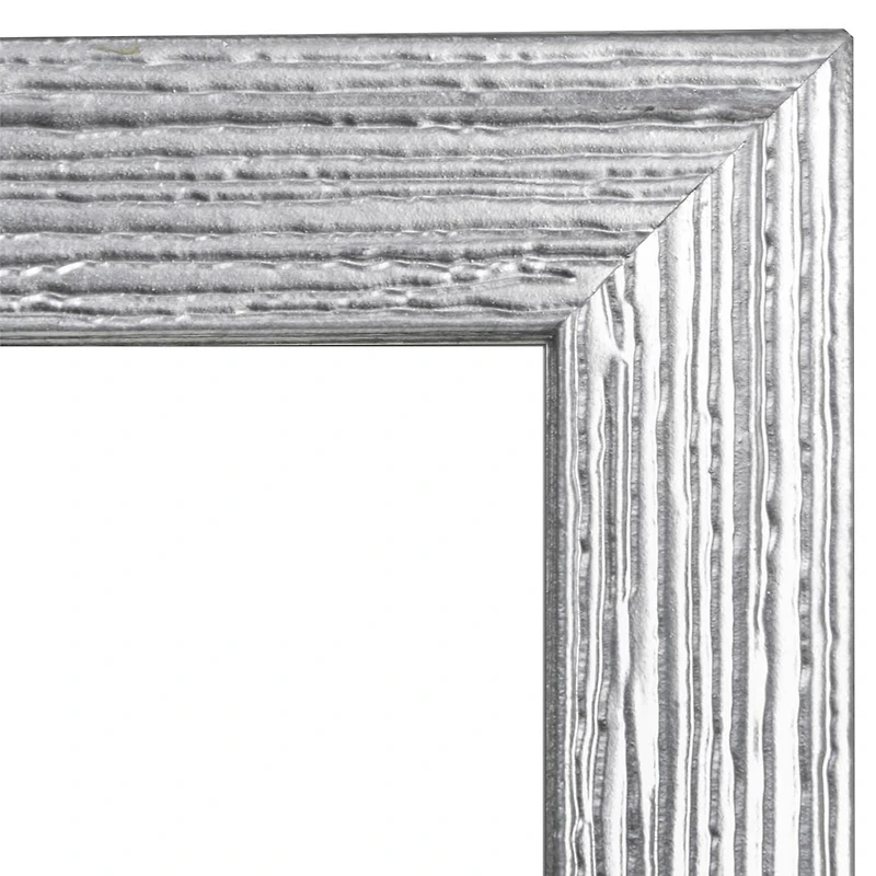 Hometrends Ultima Brushed Mirror Silver 16.50"x19.50"