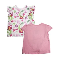 Disney Toddler Girls Seashell Adventures 2 Piece Top Set