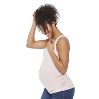 Paisley Sky Maternity Ruched Side Tank, Sizes S-XXL