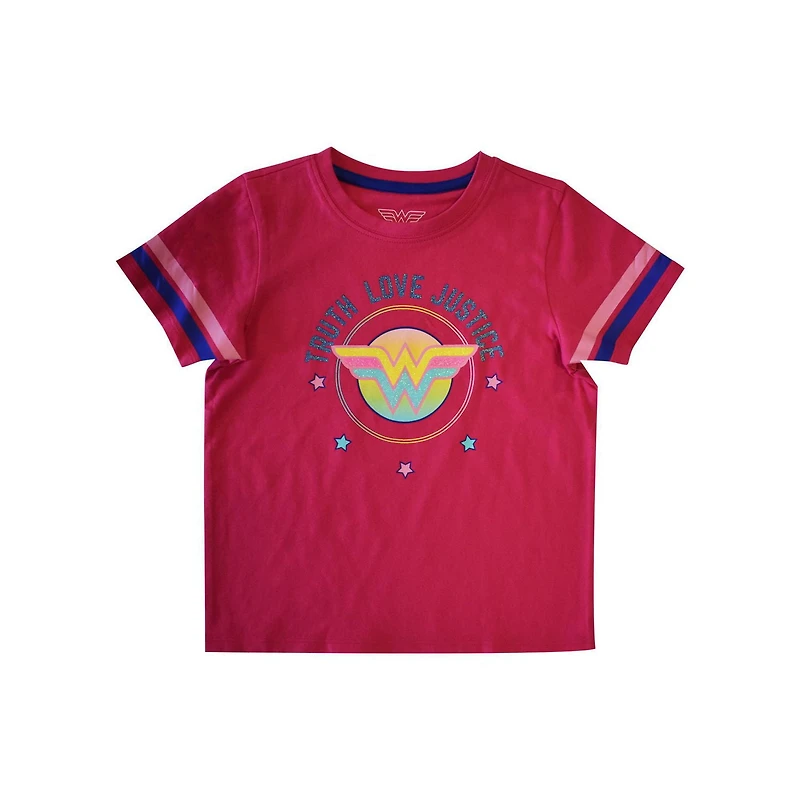 Girls Wonder Woman Truth Love Justice T-Shirt