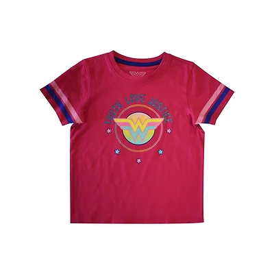 Girls Wonder Woman Truth Love Justice T-Shirt