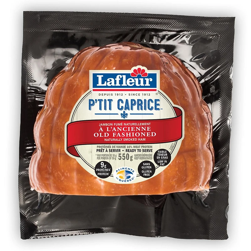 Lafleur P'tit Caprice Old Fashioned Naturally Smoked Ham Meat, 550 g