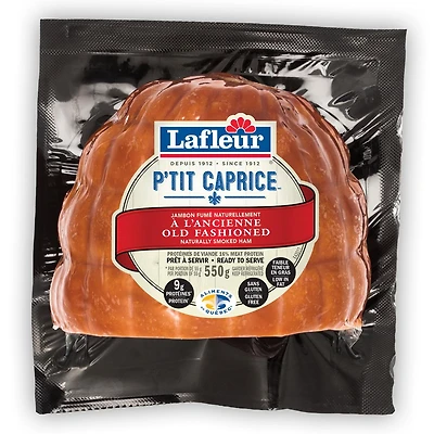 Lafleur P'tit Caprice Old Fashioned Naturally Smoked Ham Meat, 550 g