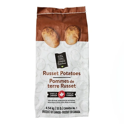 Pommes de terre Russet Mon marché fraîcheur