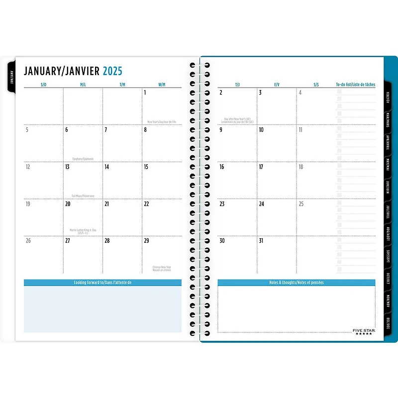 Petit planificateur arc-en-ciel de lave Five Star