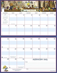 2025 Motherword Magnetic Calendar - French