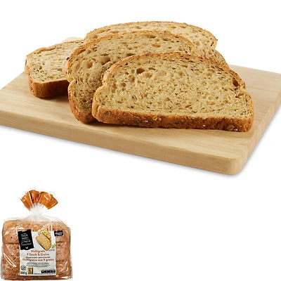 Pain tranché multigrains aux 9 grains Mon marché fraîcheur