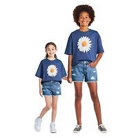 Short en denim à motif usé George pour filles