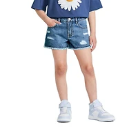 Short en denim à motif usé George pour filles