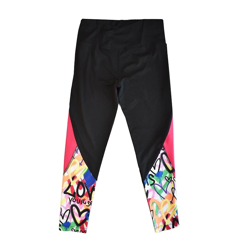 Leggings Justice Love Graffiti pour filles