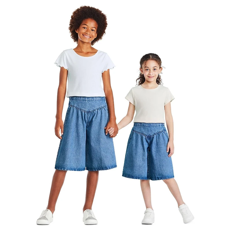 George Girls' Denim Gaucho Pant