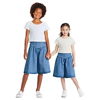 George Girls' Denim Gaucho Pant