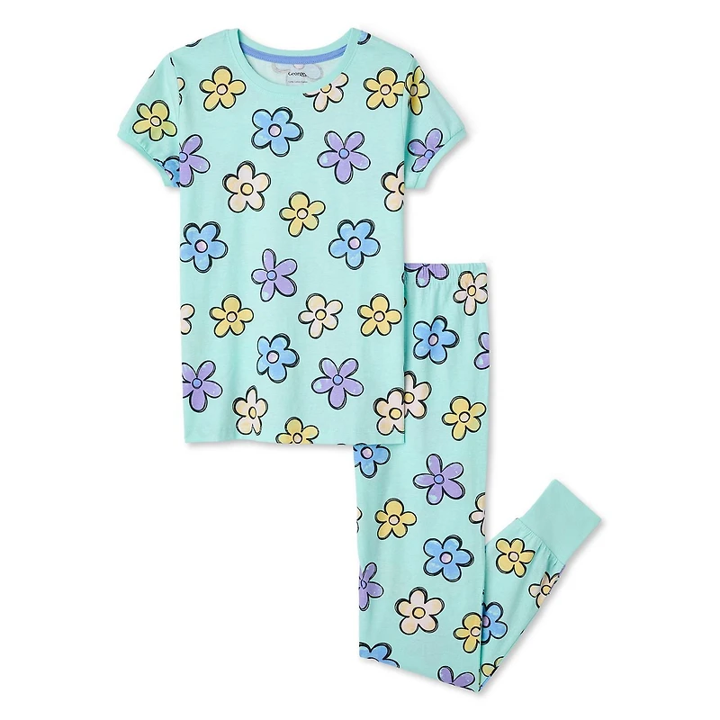 George Girls' Two Piece Pajama Set