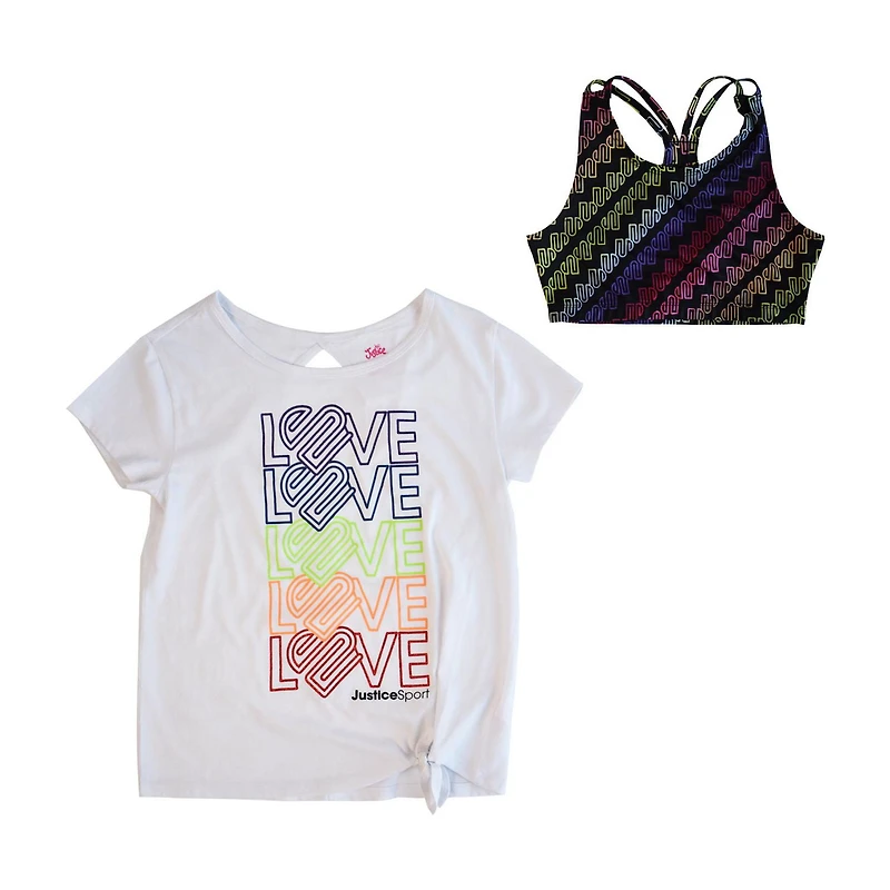 Girls Justice Love Five Top Set