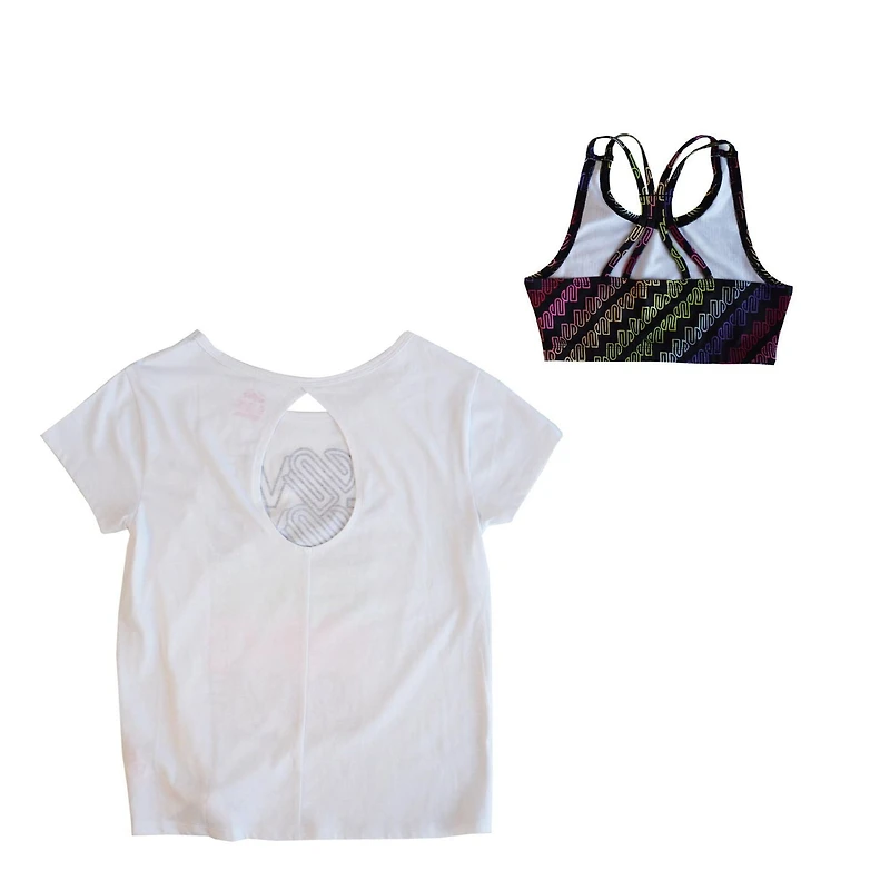 Ensemble de cinq hauts pour filles Justice Love