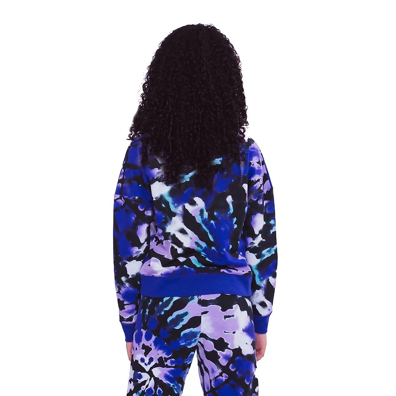 Girls Justice Purple Swirl Long Sleeve Top