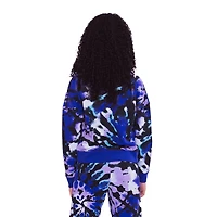 Girls Justice Purple Swirl Long Sleeve Top