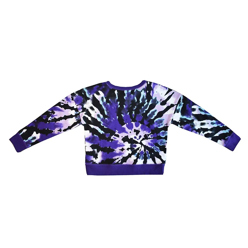 Girls Justice Purple Swirl Long Sleeve Top