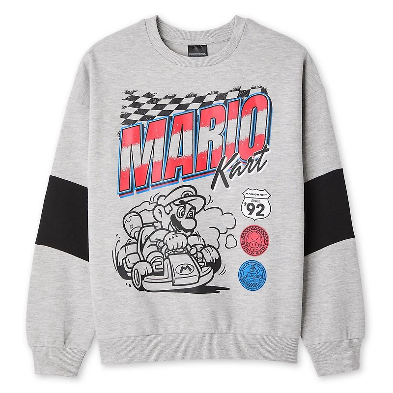Mario Kart Boys' Graphic Sweatshirt
