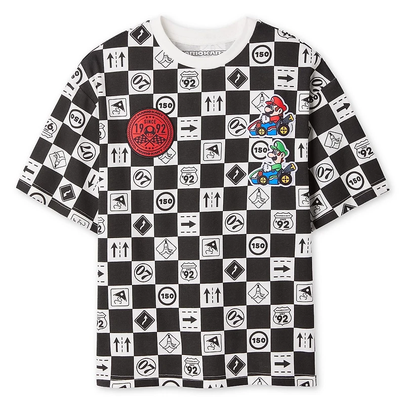 T-shirt imprimé Mario Kart pour garçons